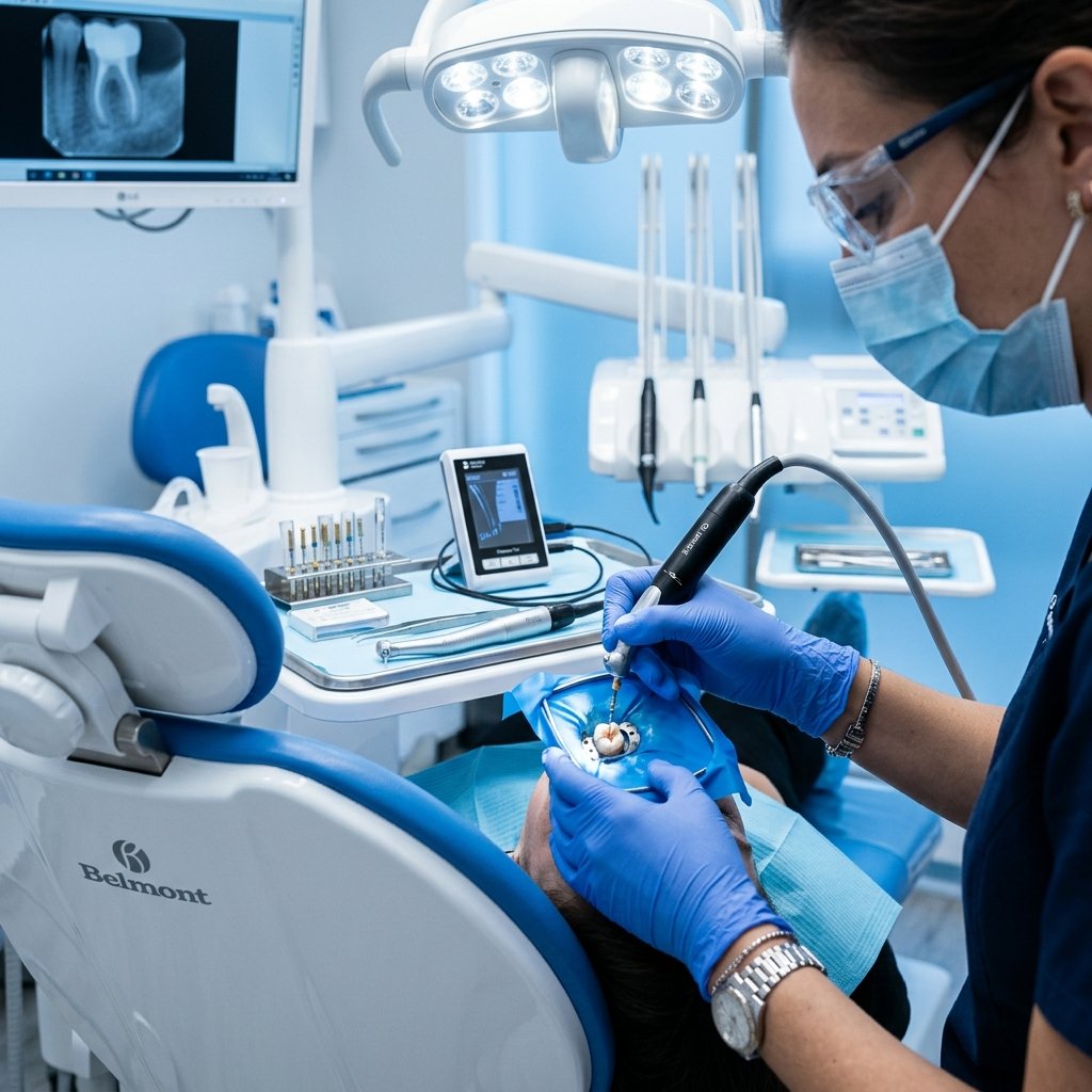 Painless single-sitting root canal treatment procedure by Dr. Miraj Aziz Silchar